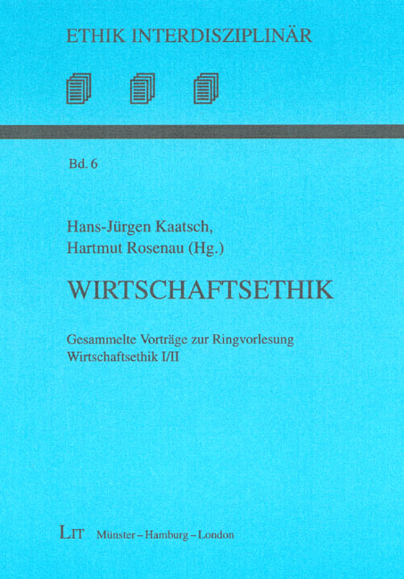 Foto vom Buchcover Wirtschaftsethik